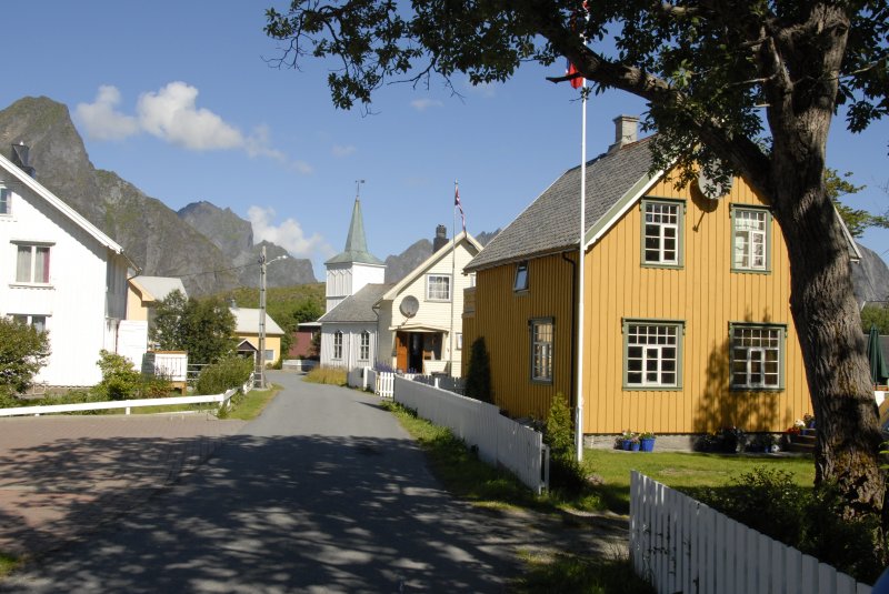 Lofoten, in Reine, Aufnahme Juli 2007