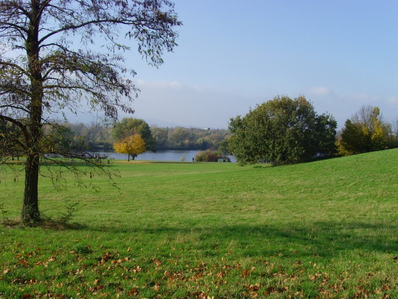 Naherholungsgebiet Seen Fuldaaue bei Kassel, Oktober 2008