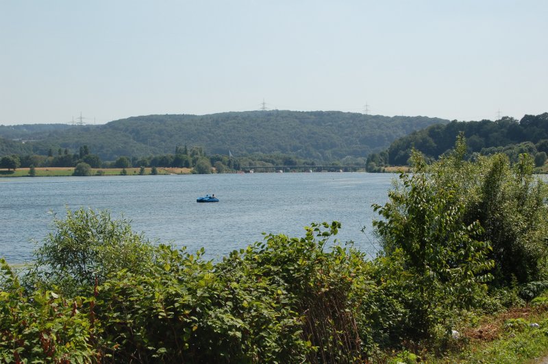 Noch einmal der Kemnader See von Bochumer Seite an einem schnen Sommertag.