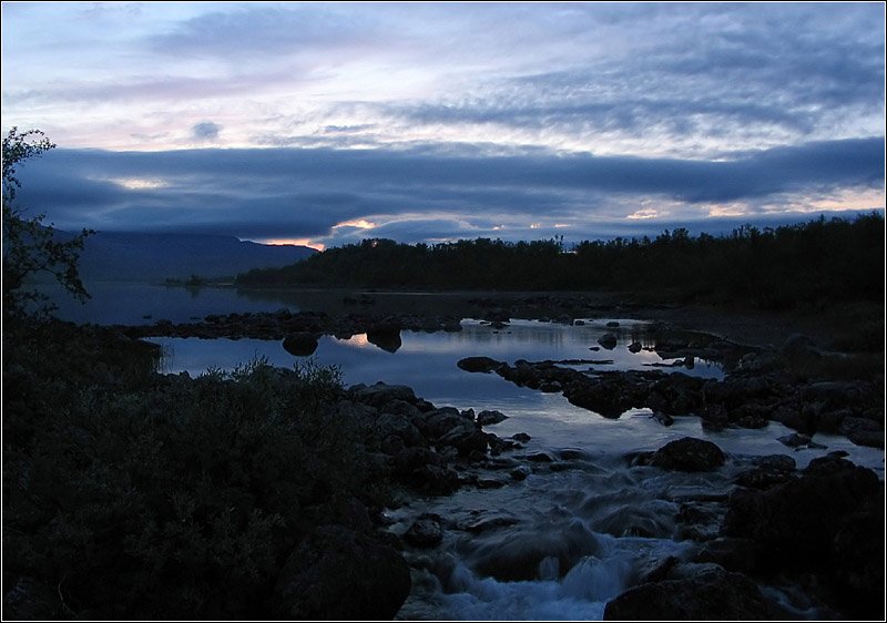 Nordskandinavische Landschaft in Lappland nhe des Dreilnderecks Norwegen/Schweden/Finnland. 12.8.2006 (Jonas)