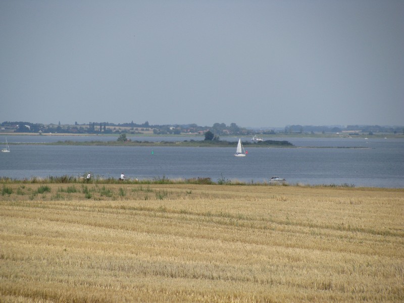 Nordwestmecklenburg, Blick in die Wismar Bucht mit Teile der Insel Poel, 09.08.2009