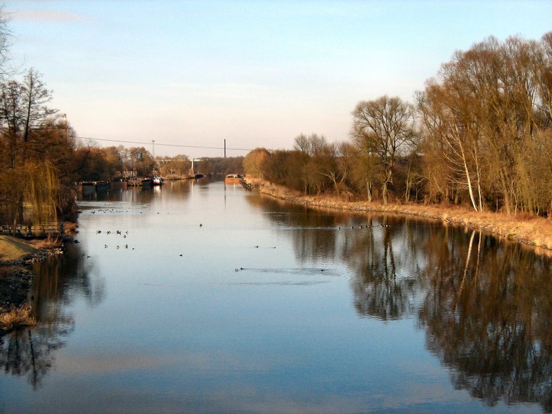 Oberhavel bei Henningsdorf, nrdlich von Berlin im * Winter * 2008