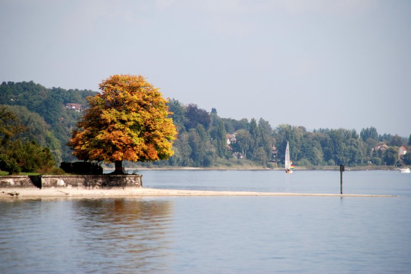 ÖHNINGEN, 19.09.2009, beim Strandbad Wangen