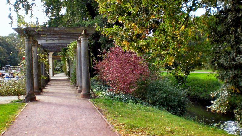 Panke im  Park von Pankow, Herbst 2007