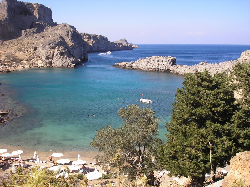 Paulusbucht unterhalb von Lindos auf Rhodos