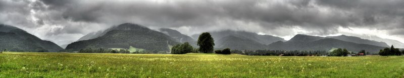 Reit im Winkl im Sommer 2007 (Panoramaversuch auf grund des tollen Wetter's als HDR)