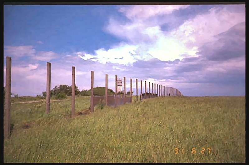 Rhn, ehemalige Grenze zwischen Thringen und Hessen, Dia von 1991