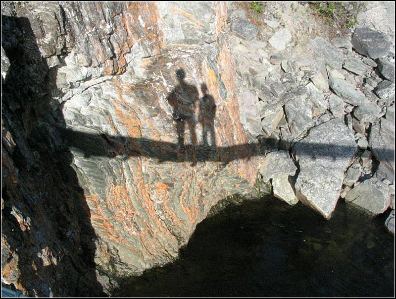 Selbstportait in Nordnorwegen, Reisadalen. 2004 (Matthias)