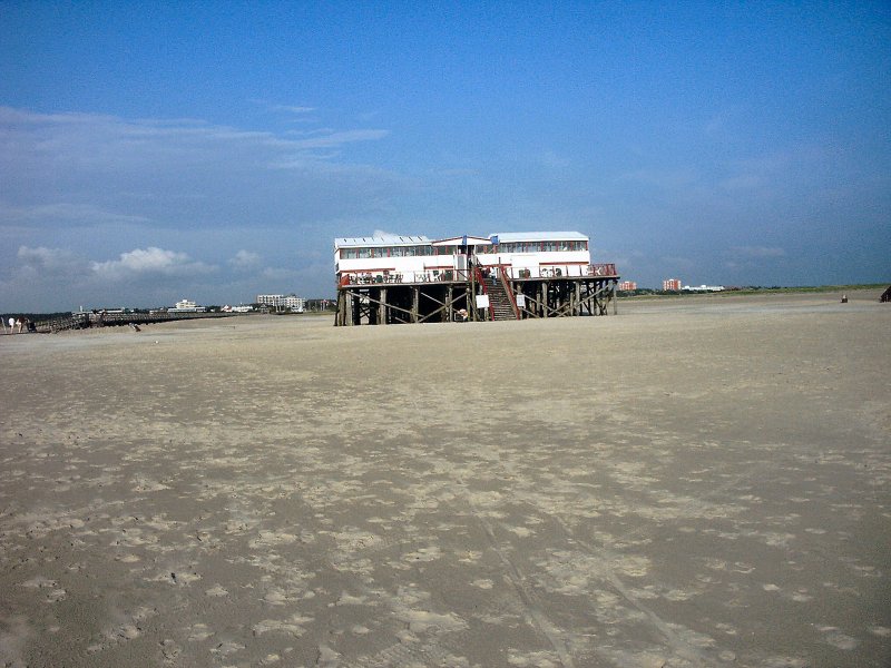 SOMMER !!!  am unendlich groen Sandstrand von St. Peter-Ording, hier im Sommer 2003