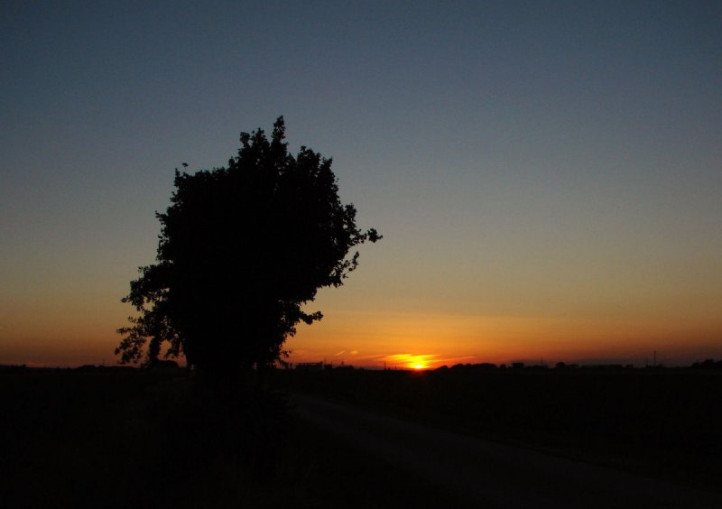 Sonnenuntergang bei Rheinbach - 05.08.2007