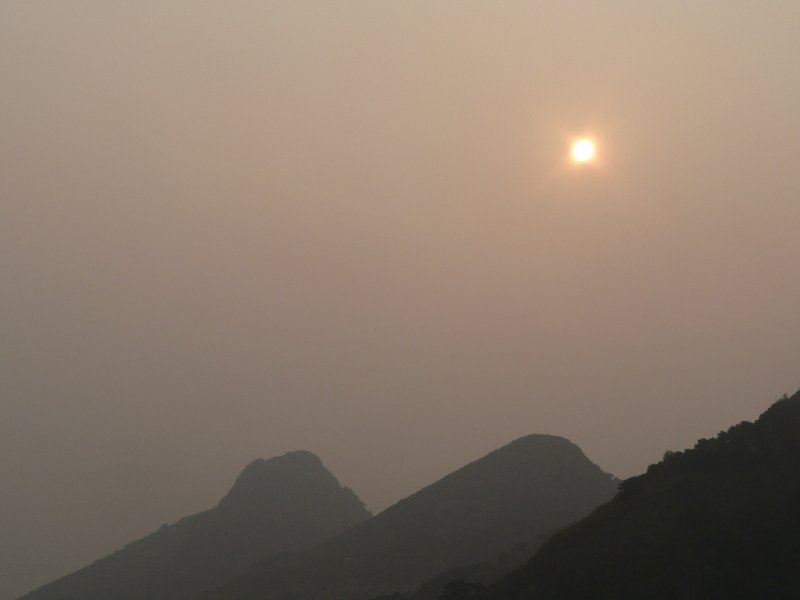 Sonnenuntergang in Shanhaiguan.