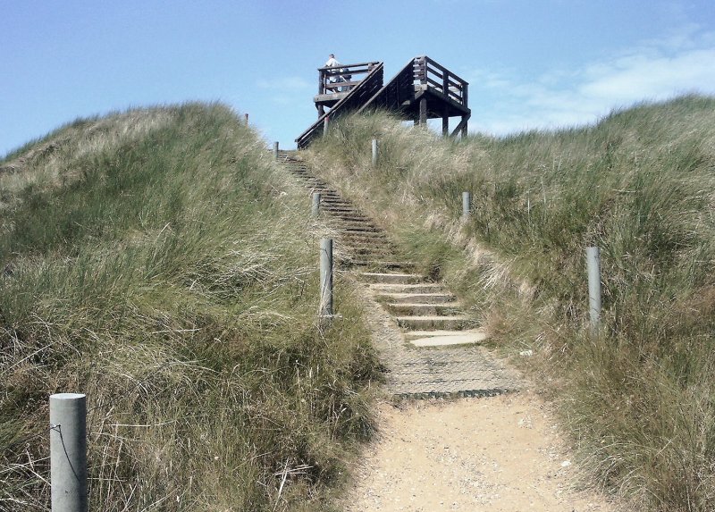 St. Peter-Ording, Aussichtspunkt auf der Dne