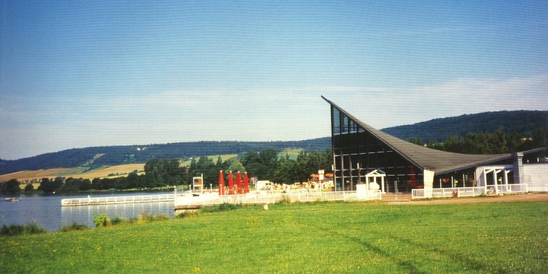 Stausee Hohenfelden, Naherholungsgebiet von Erfurt und Weimar, Aufnahme von 1999