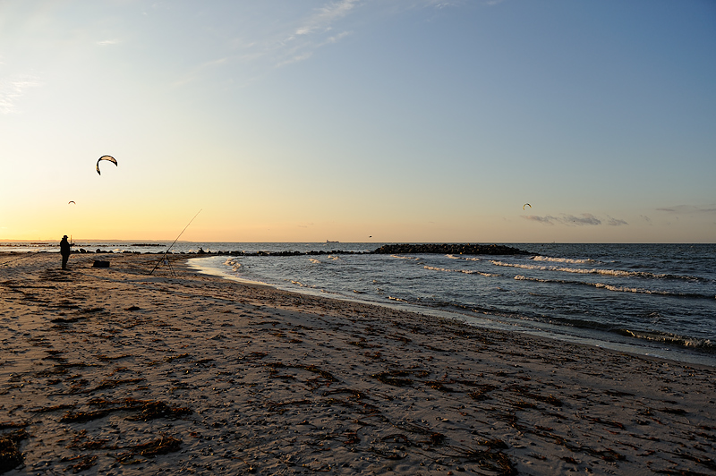 Strand von Heidkate / Kreis Pln, Sptsommer 09