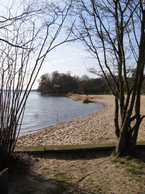 Strandbad Rahnsdorf im Mrz 2007, Sandstrand