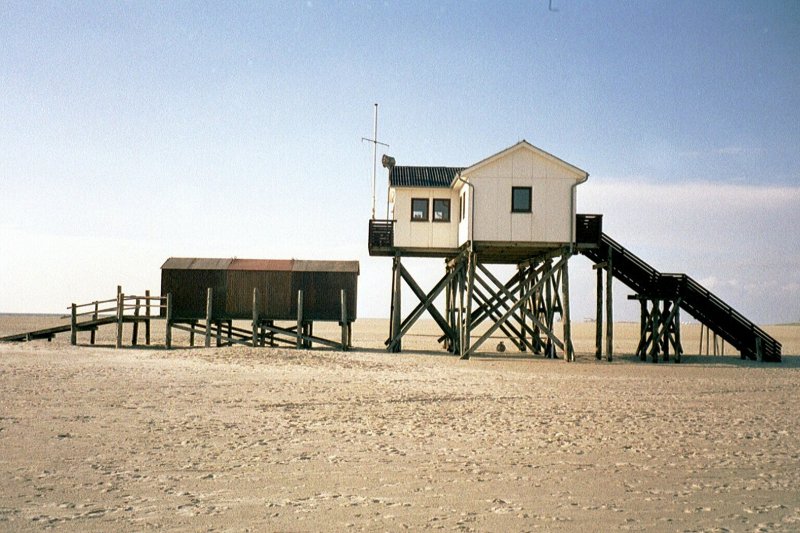 Strandbauten bei St. Peter-Ording, 2003