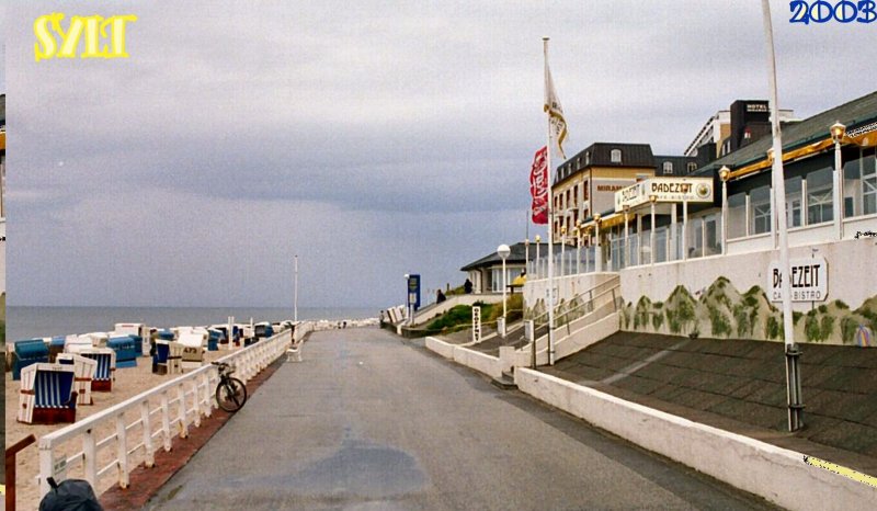 Strandpromenade Westerland/Sylt, 2004