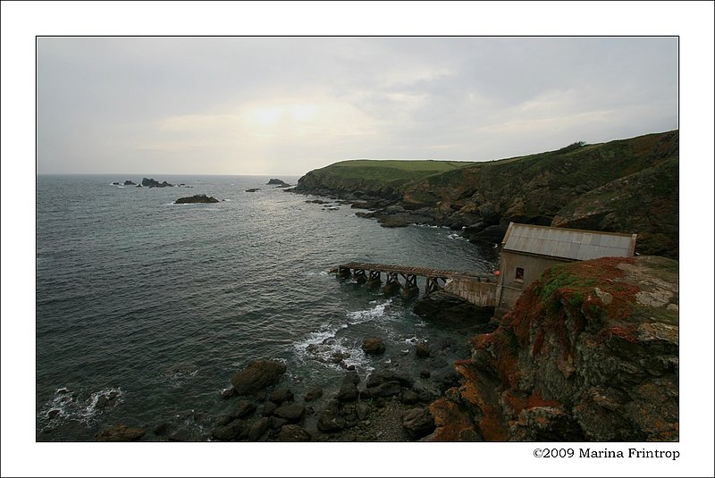 The Old Lifeboat House am Lizard Point (sdlichster Punkt Grobritanniens), Cornwall England.