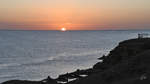 Sonnenaufgang über dem Roten Meer.