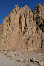 Unterwegs im Canyon auf der Sinai-Halbinsel.