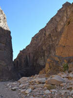 Unterwegs im Canyon auf der Sinai-Halbinsel.