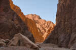 Die Canyonlandschaft auf der Sinai-Halbinsel.