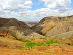 Blick auf das Hochland von Zentralmadagaskar.