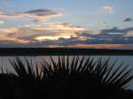 Sonnenuntergang bei Gobabis in Namibia am 24-2-2009.