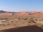 Einzigartig in die Welt! Das Dünelandschaft von Sossusvlei in Namibia.