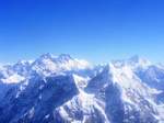 Bei einem Hamalaya-Rundflug am Morgen des 15.10.2012 sahen wir Mt.Everest (8848m), Lhotse (8516) und Makalu (8481m).