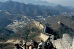 Die chinesische Mauer in der Provinz Peking im Jahr 2003