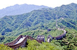 Landschaft an der Chinesischen Mauer bei Badaling.