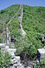 Landschaft an der Chinesischen Mauer bei Badaling.