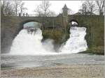 In Coo bildet die Amblve einen spektakulren doppelten Wasserfall, die Cascade de Coo. 05.04.09 (Jeanny)