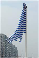 Leichte Windspiele in Knokke-Heist. 12.04.09 (Jeanny)
