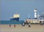 Keine Panik am Strand von Oostende am 14.09.08.