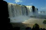 Die Iguaz Wasserflle an der Grenze von Brasilien und Argentinien.