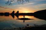 Abendendstimmung am Vejle Fjord in Vejle; 19.04.2015