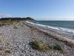 Strand in der Ebeltoft Bucht, Mitteljütland (24.09.2020)