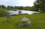 Fuglesøen (»Vogelsee«) in Vojens (Woyens), Sønderjylland/Nordschleswig.