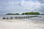 Blick auf die Ochseninseln vom Strand bei S�nderhav (deutsch: S�derhaff).