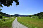 Blick auf den Ort Wittelbach im Schuttertal im mittleren Schwarzwald, Juli 2020