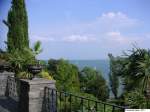 Am 07.07.2006 gelang dieser Blick vom Kakteengarten der Mainau auf den Bodensee.