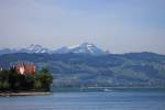 Blick ber den Bodensee nach sterreich. Links die Insel Lindau.
(07.06.2011)