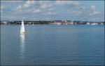 Blick ber den Bodensee in Richtung Friedrichshafen.