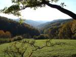 Kaiserstuhl/Baden,
Blick auf Schelingen,
Aug.2008