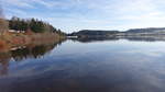 Kirnbergsee bei Unterbränd, Stausee der Brändbachtalsperre (25.12.2018)