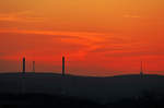 27.05.2017 Blick ins Neckartal nach Sonnenuntergang oberhalb von Rosswälden ...