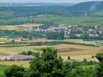 Blick aus Wartbergturm am 13.07.2013.Der Wartberg liegt in Heilbron.