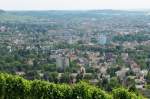 Wartberg in Heilbronn: Der Blick zum Heilbronn  am 13.07.2013    Beliebtes Ausflugsziel 308 m ber Heilbronn    